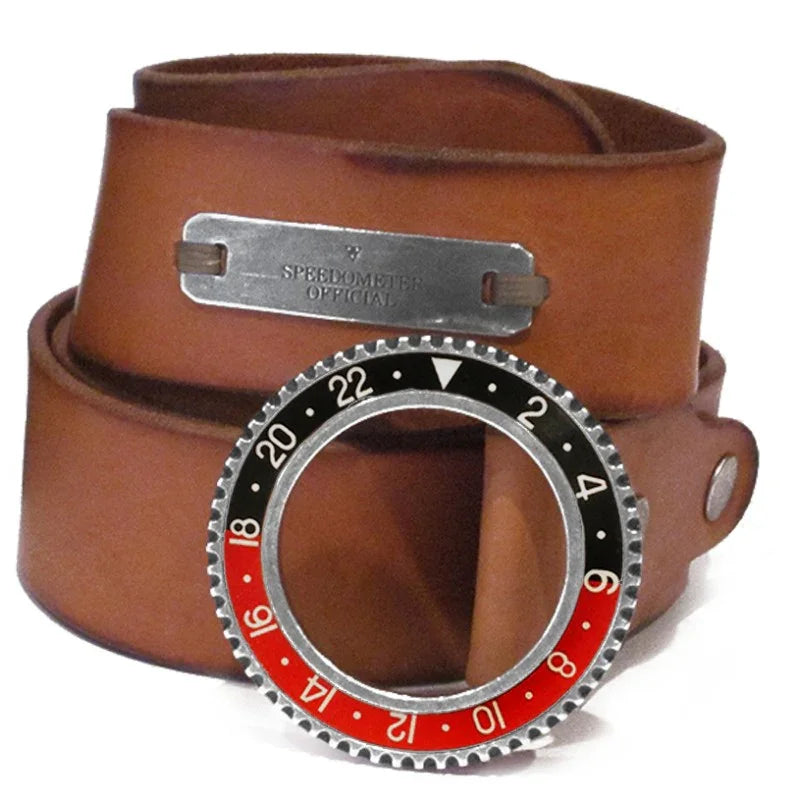 Speedometer Official Cognac Leather Belt - view 5