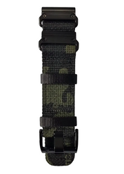 Black Camo nylon strap for Garmin QuickFit 26 mm - KronoKeeper
