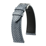 Salmon Satin Iced watch strap - KronoKeeper - main view