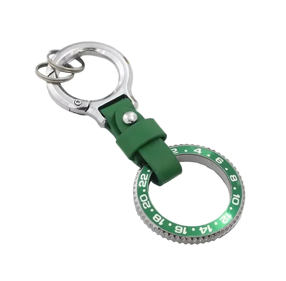Premium GMT bezel keychain - detail