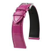 KronoKeeper strap - Felix Alligator bespoke matte - Pink - alligator leather watch strap