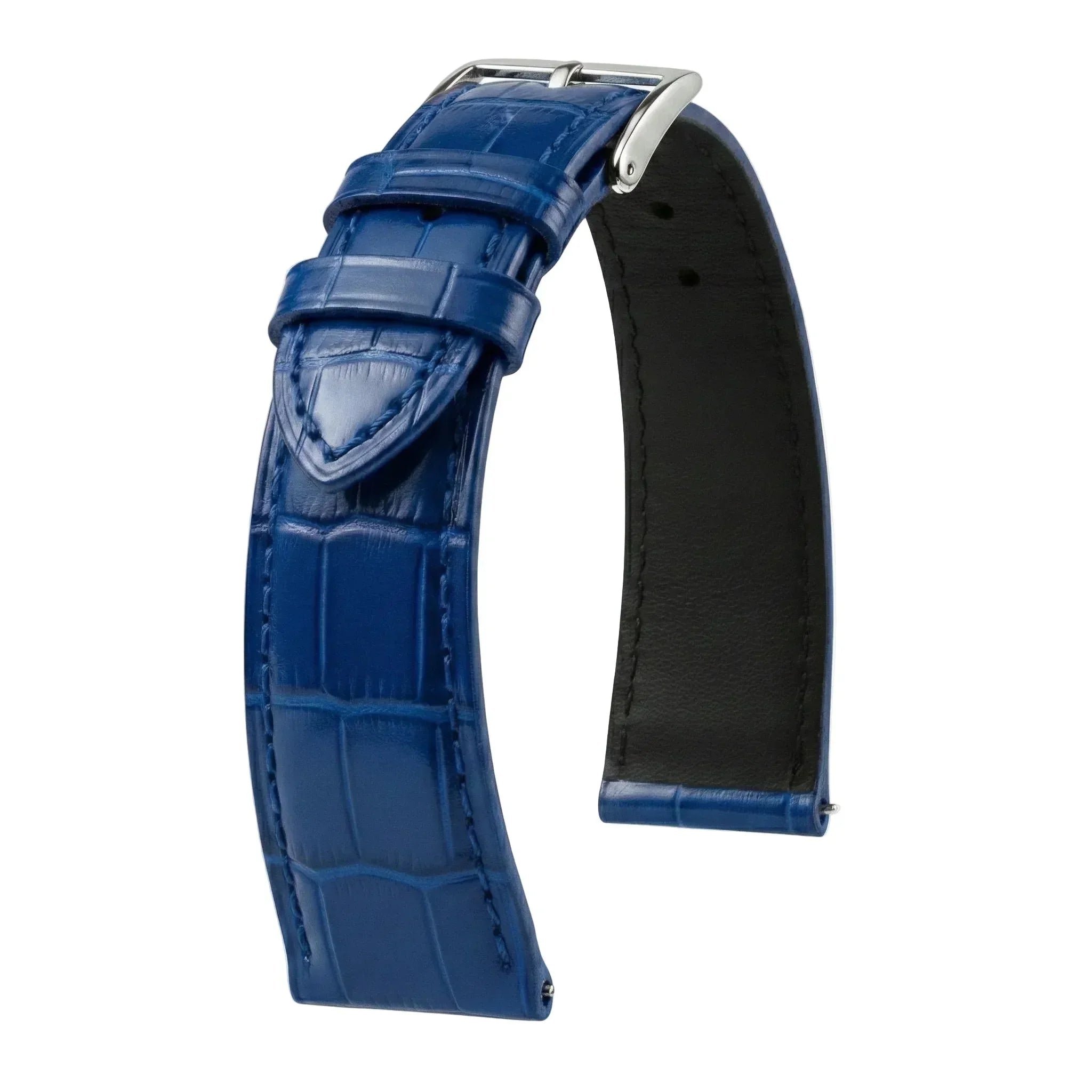KronoKeeper strap - Felix Alligator bespoke matte - sky blue - alligator leather watch strap