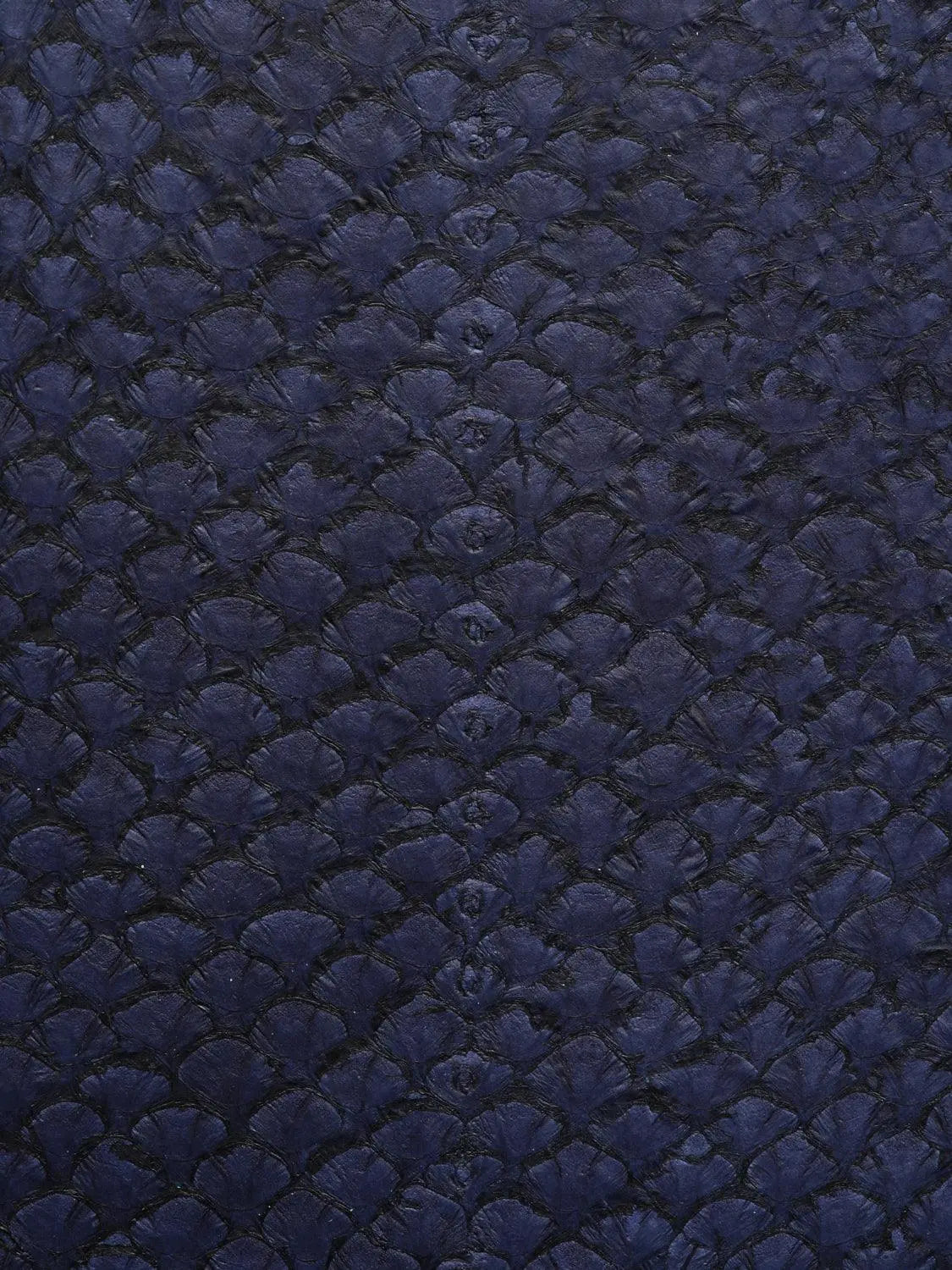 Salmon Satin Baltic Blue watch strap - KronoKeeper - detail view 2