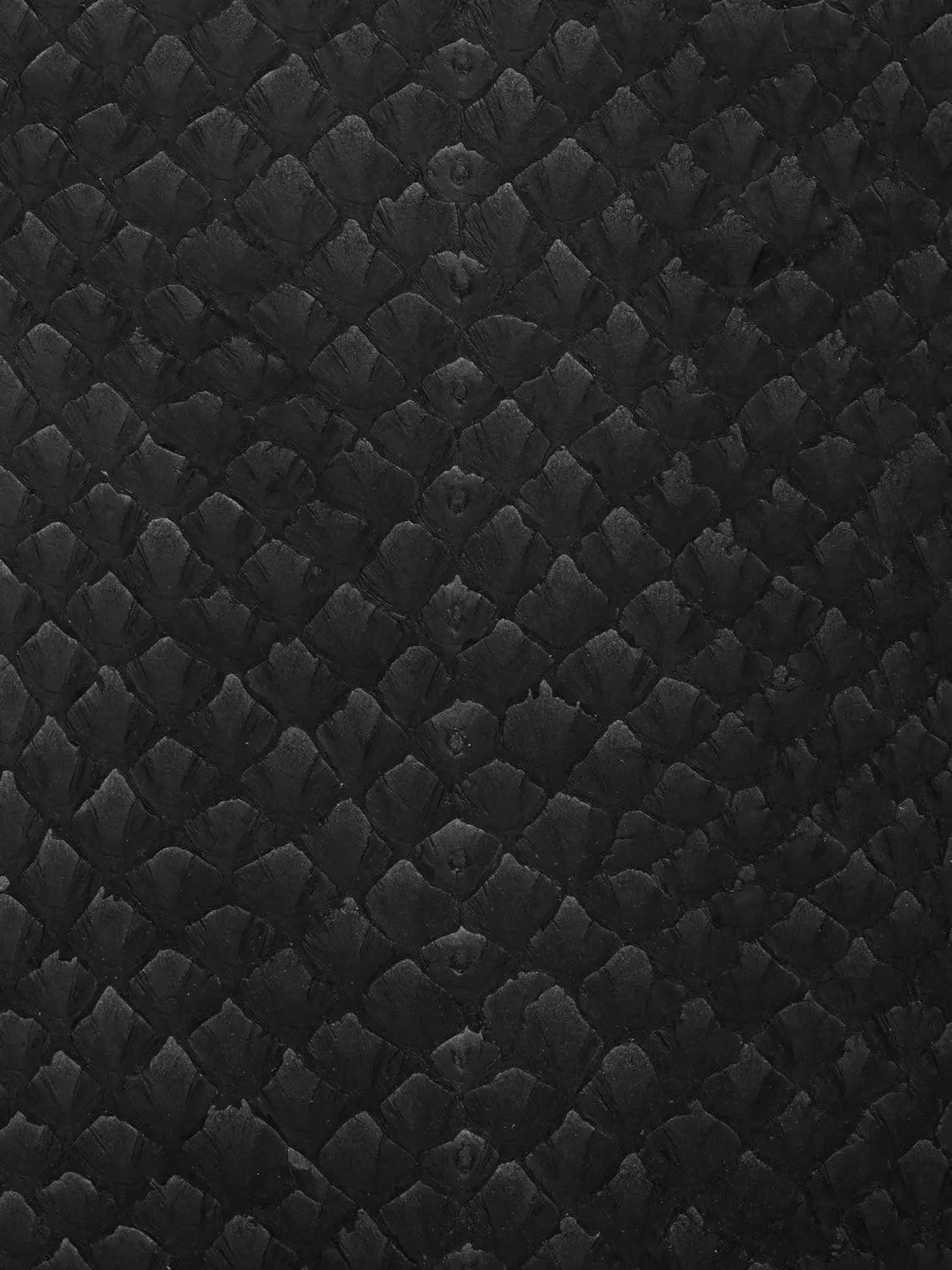 Salmon Satin Carbon Black watch strap - KronoKeeper - detail view 2