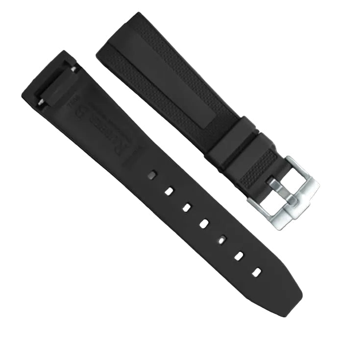 RubberB T808 for Tudor Pelagos FXD 42mm Black Strap - rubber watch strap