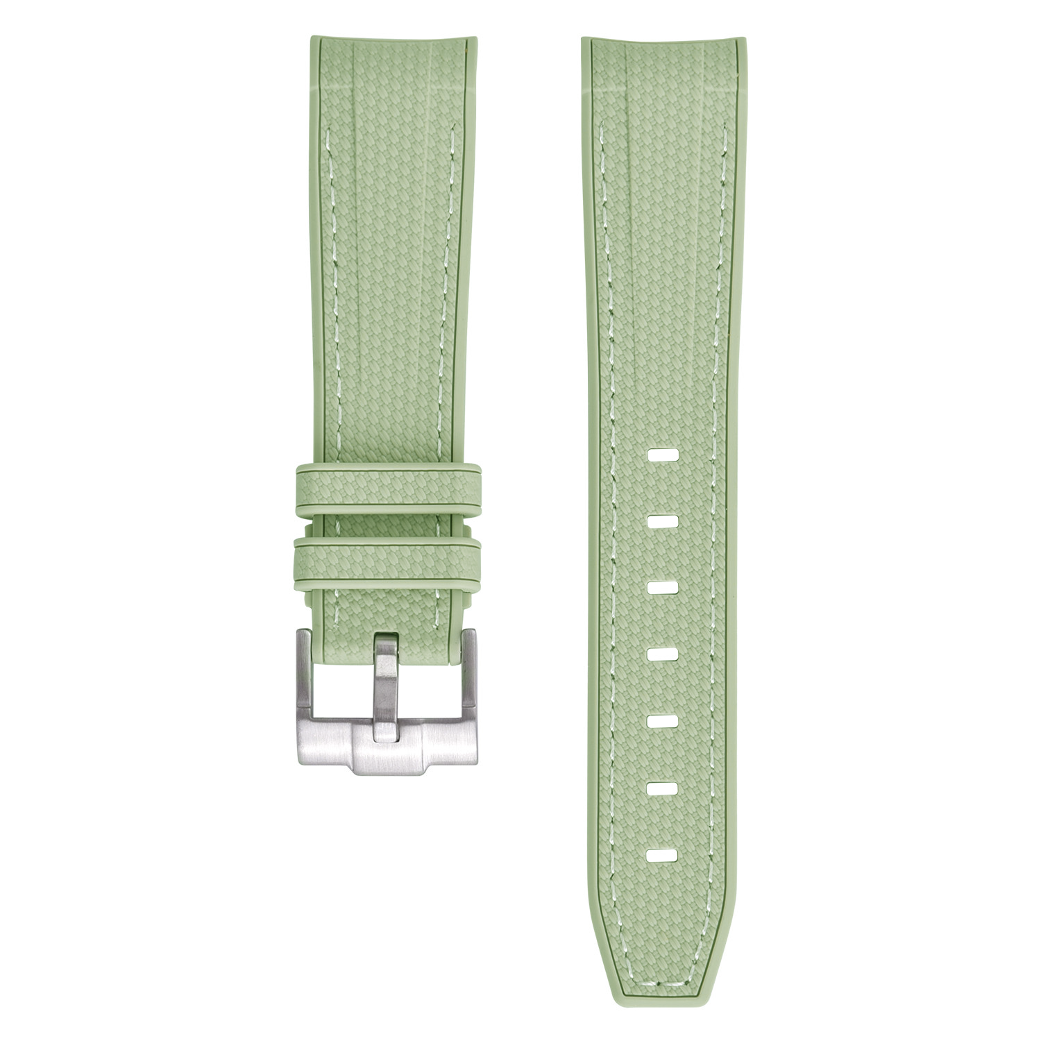 Rubber strap texture for Omega MoonSwatch - Green